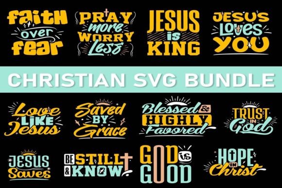 Christian Faith Jesus SVG PNG Bundle Review for Real Projects