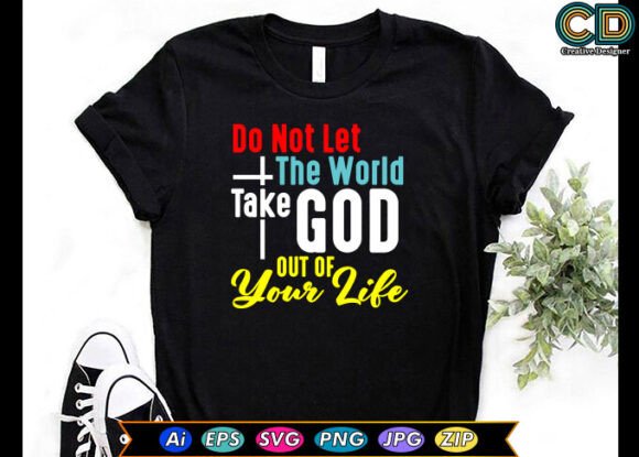 Do Not Let the World Take God Out of Your Embroidery Projects
