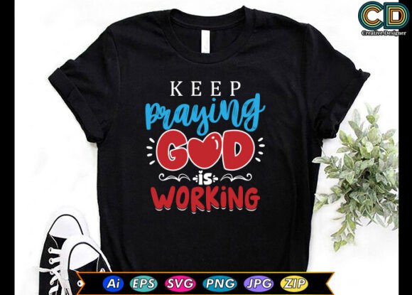 Keep Praying. God Is Working – A Faithful Embroidery Design Review