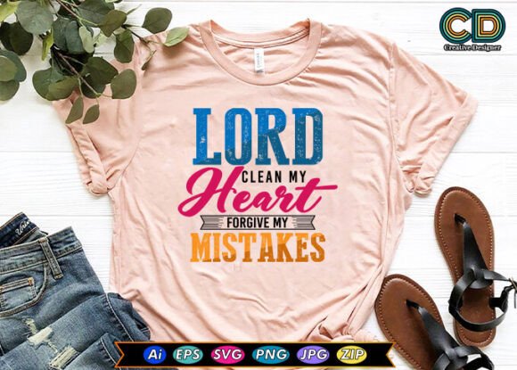 LORD, CLEAN MY HEART, FORGIVE MY MISTAKES Embroidery Design Review