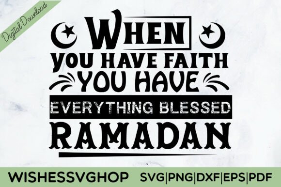 Real-World Review of Faith Ramadan SVG PNG for Embroidery Projects